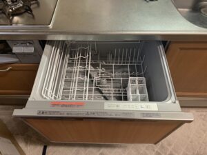 60cm前開き食洗機を交換する　食器点数　スライドオープンタイプ